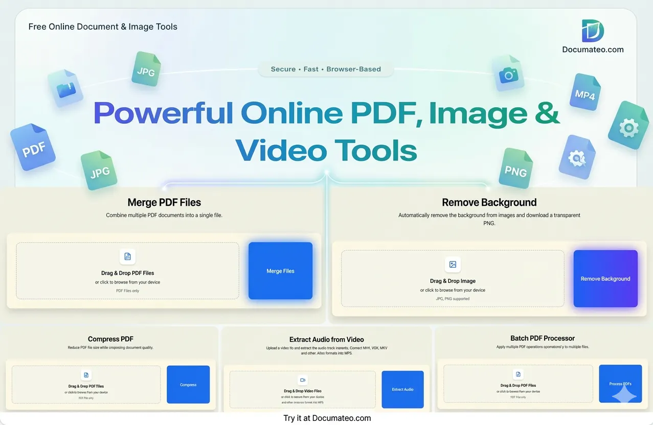 Documateo product banner