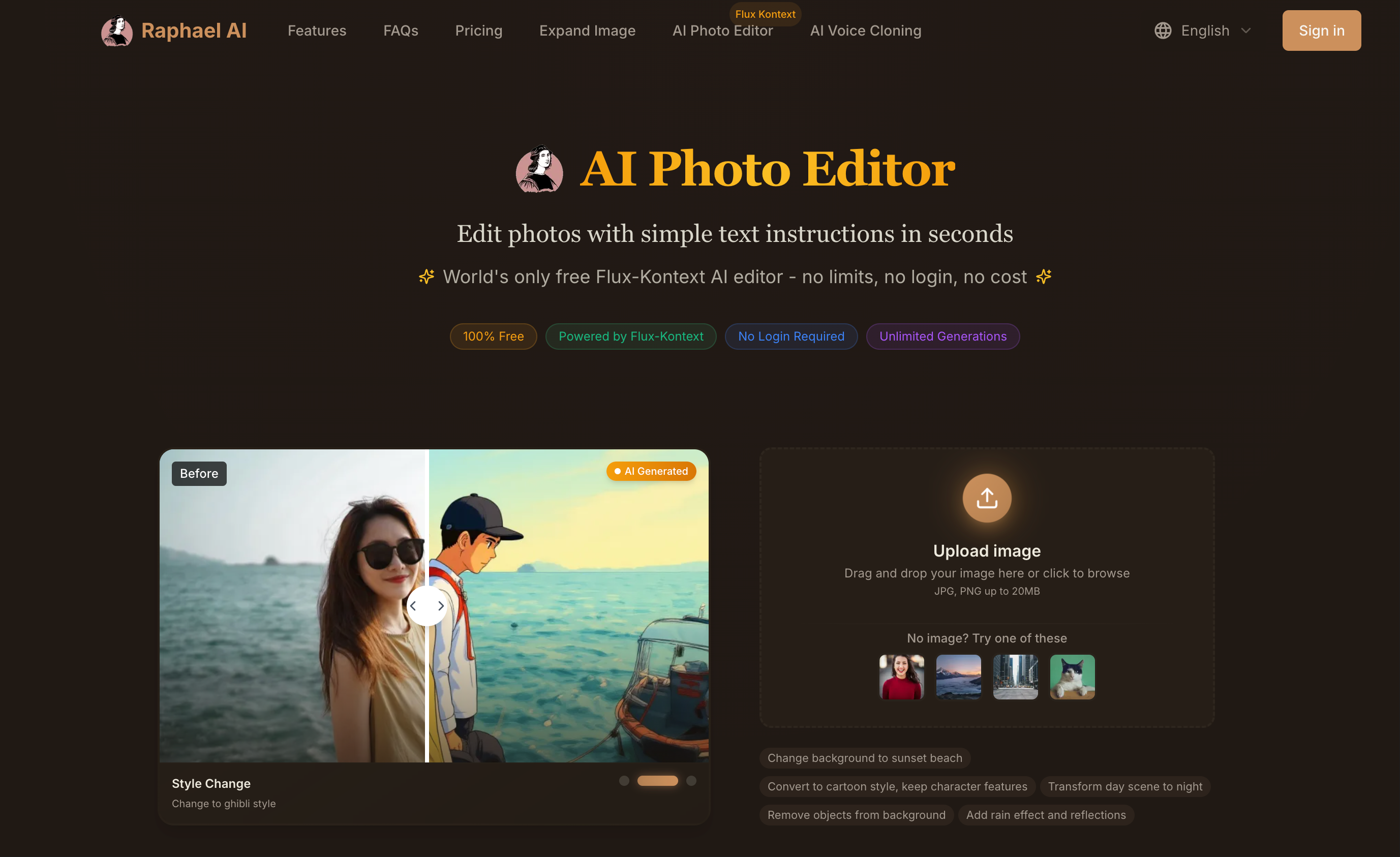 Raphael AI 2.0 - AI Photo Editor media 1