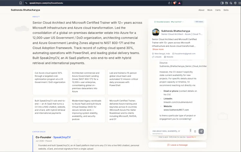 Speak2MyCV screenshot 5