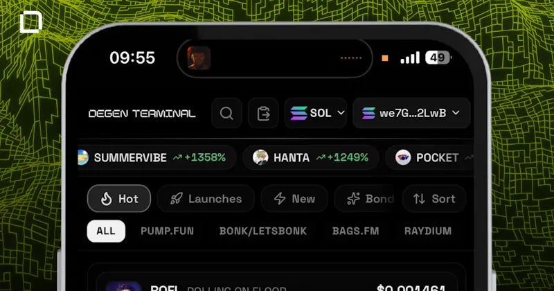 Degen Terminal screenshot 1