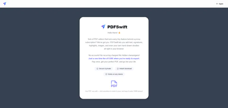 PDFSwift screenshot 1