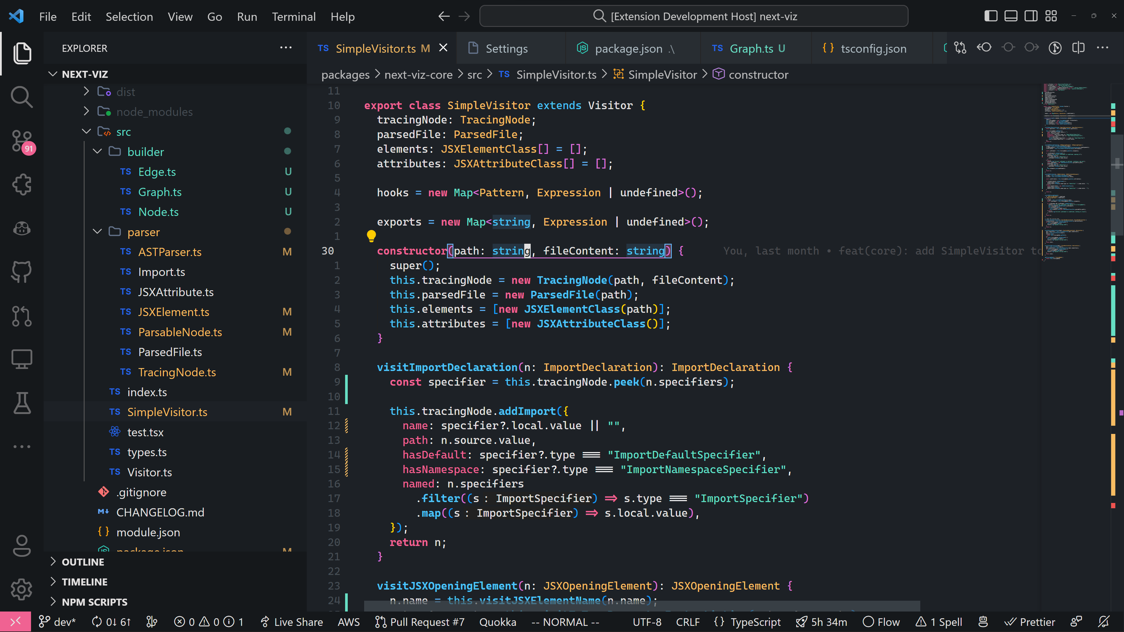 Un tema Hunter - VScode Tema ispirato al tema Vercel ▲ e One Dark Pro 🎨 media 3