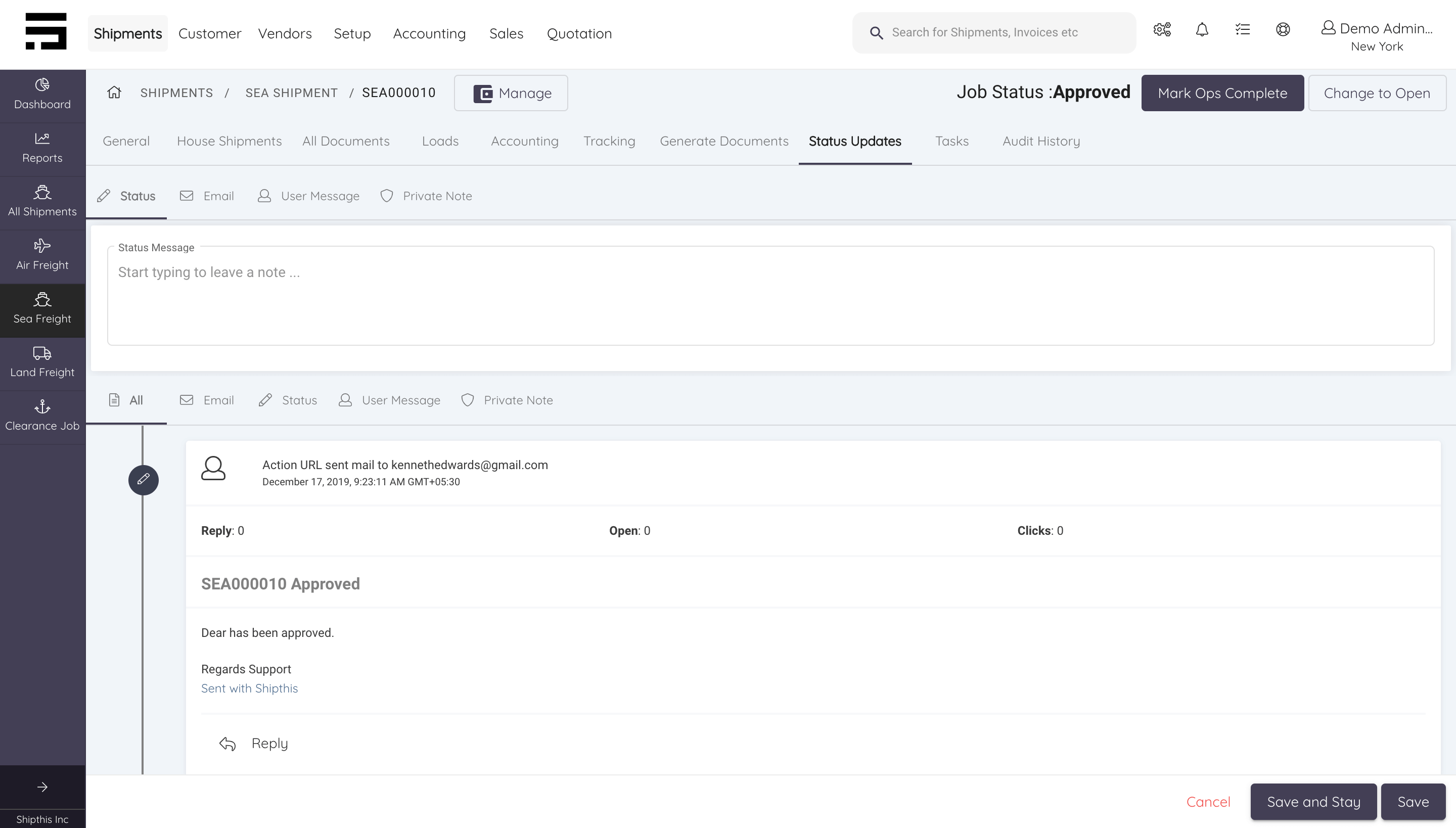 Freight Forwarding Software gallery image