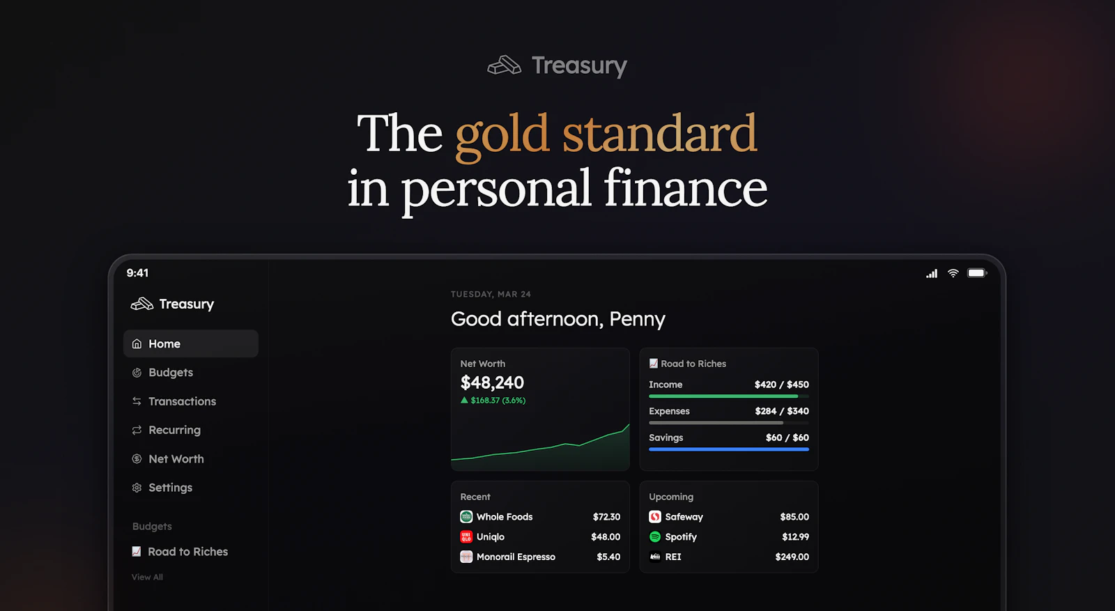 Treasury screenshot 2