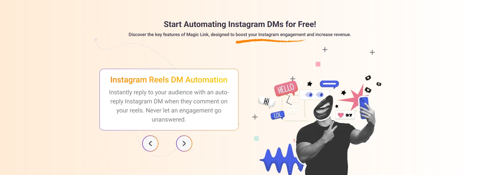 Magic Link von Earnly.in - Die Instagram-DM-Automatisierung der nächsten Generation für schnelllebige Marken Medien 5