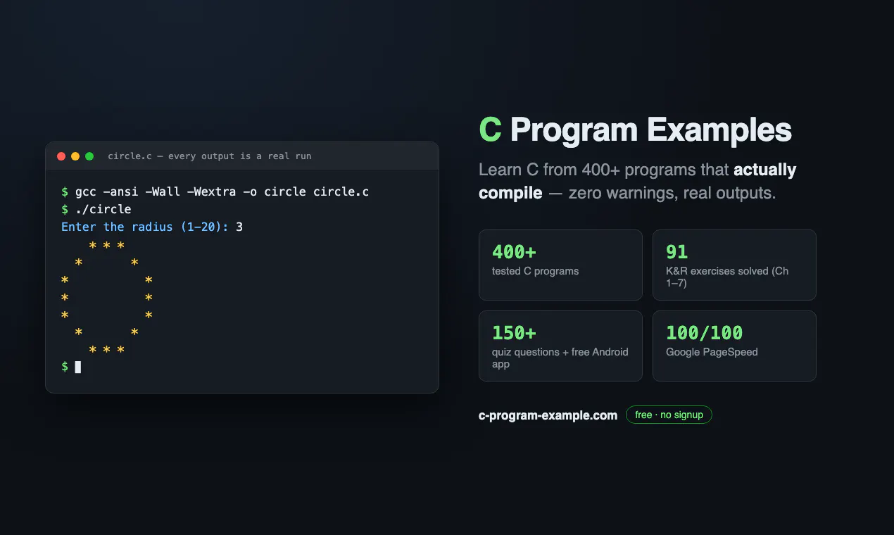 C Program Examples gallery image