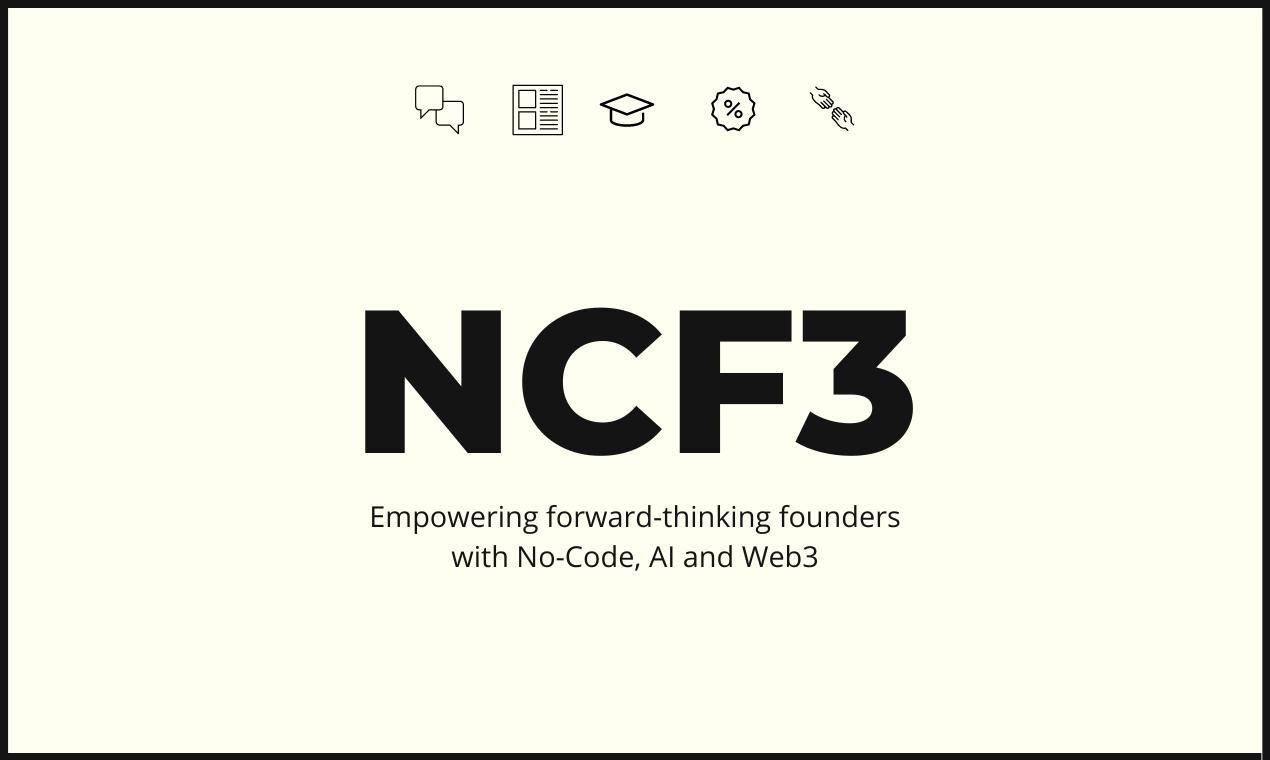 startuptile NCF3-The new No Code Founders