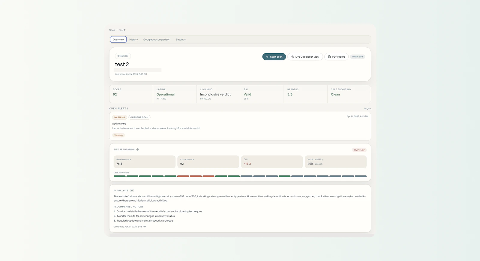 CloakScan screenshot 5
