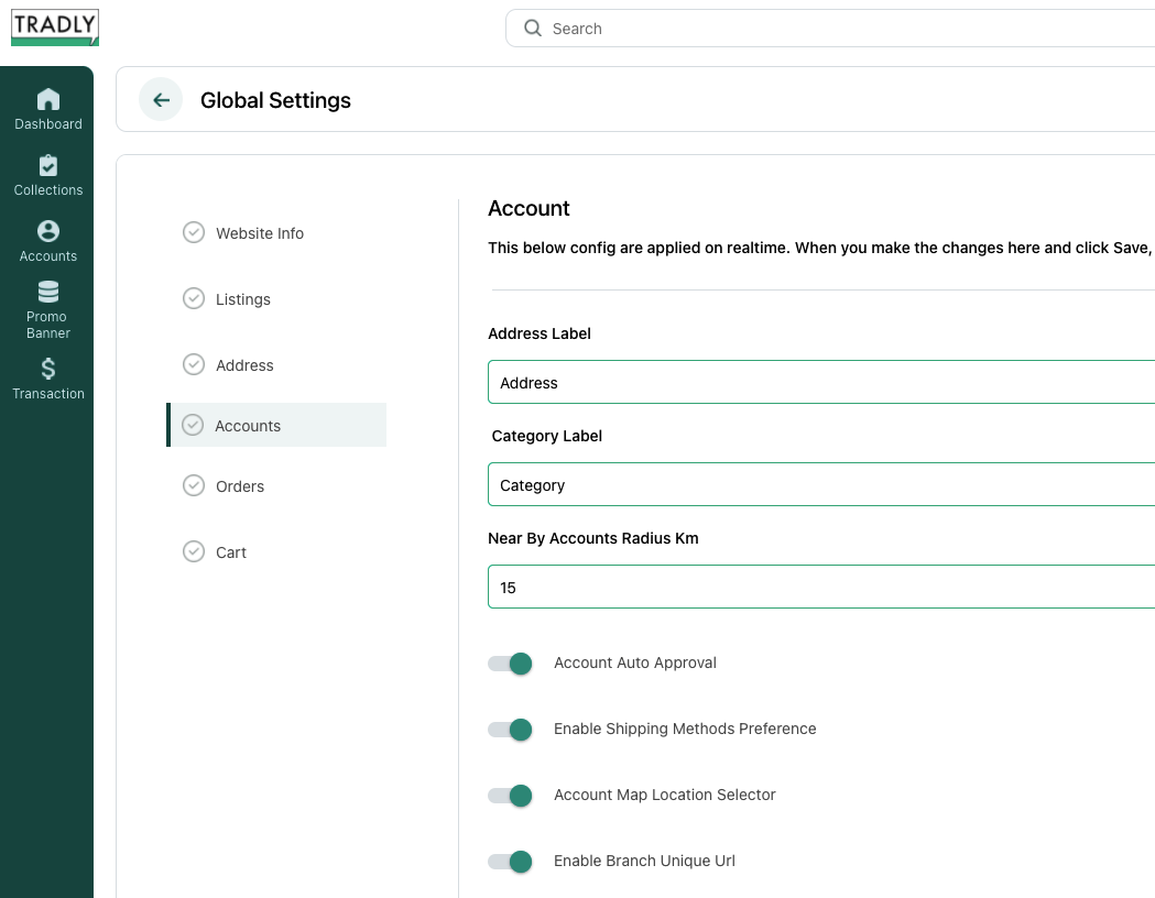 Tradly Platform gallery image