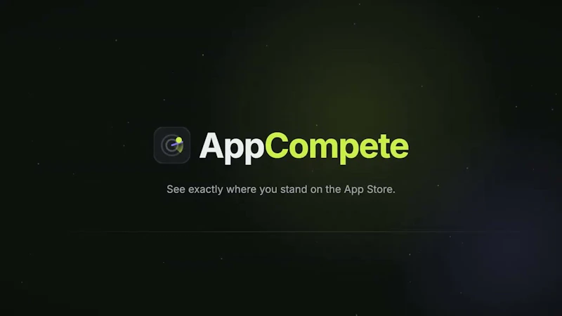 Appcompete ASO screenshot 1 (video preview)