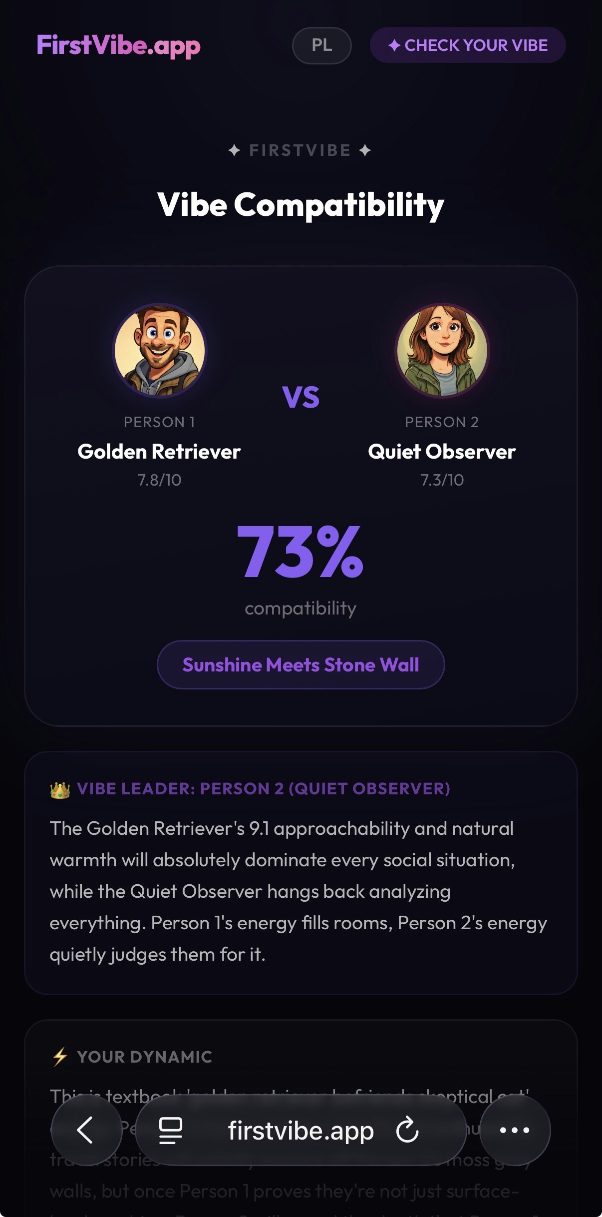FirstVibe.app gallery image