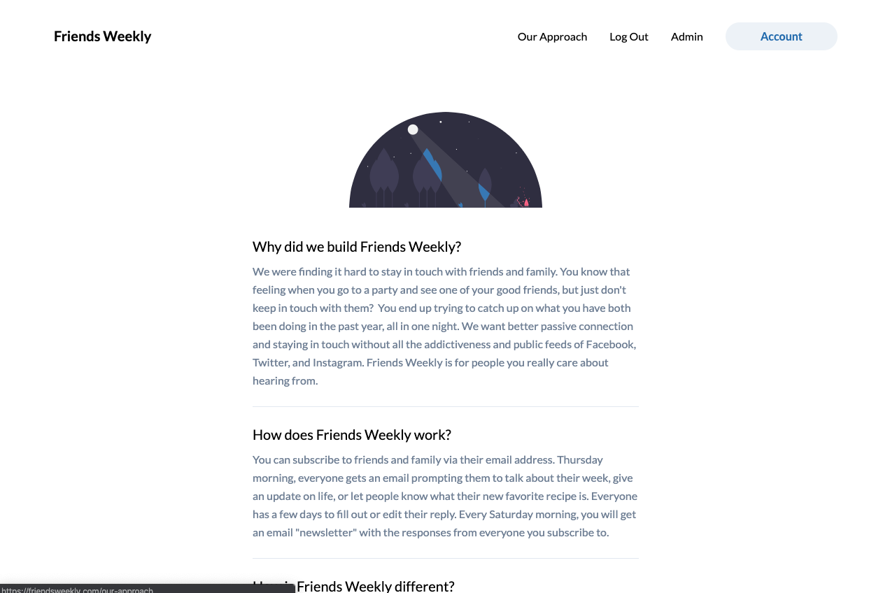 Friends Weekly gallery image