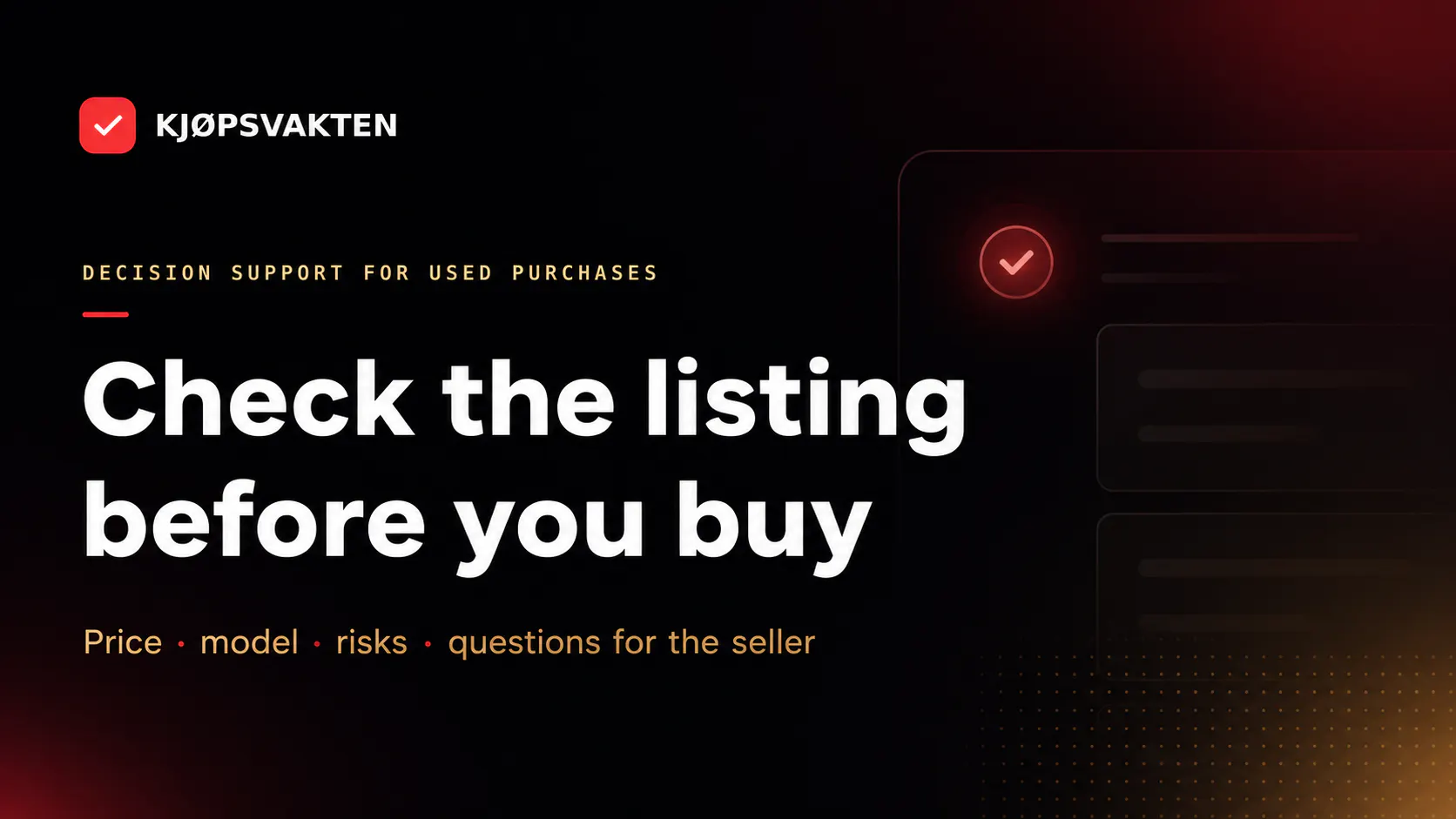 Check used listings before you buy gallery image