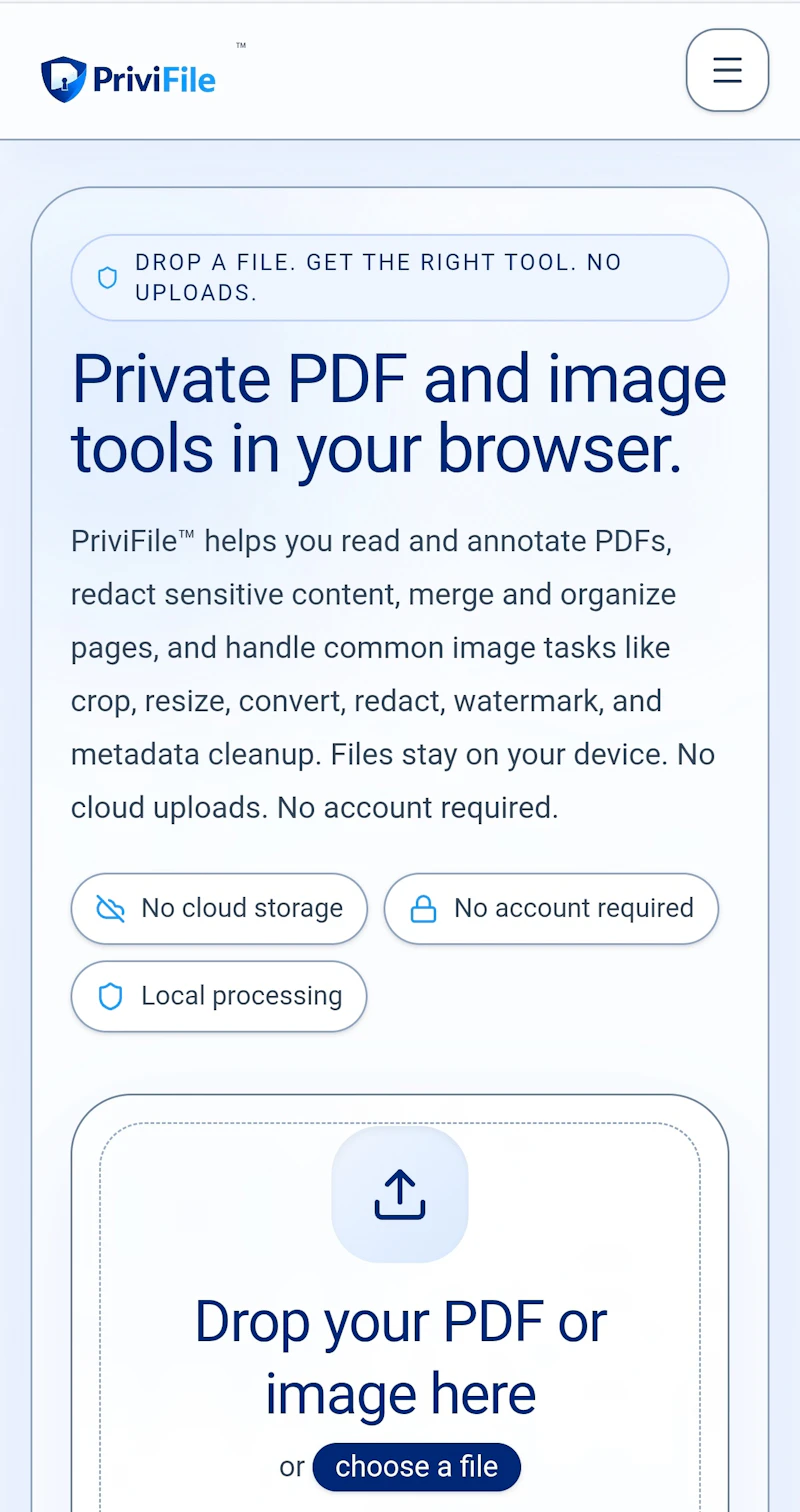 PriviFile screenshot 1