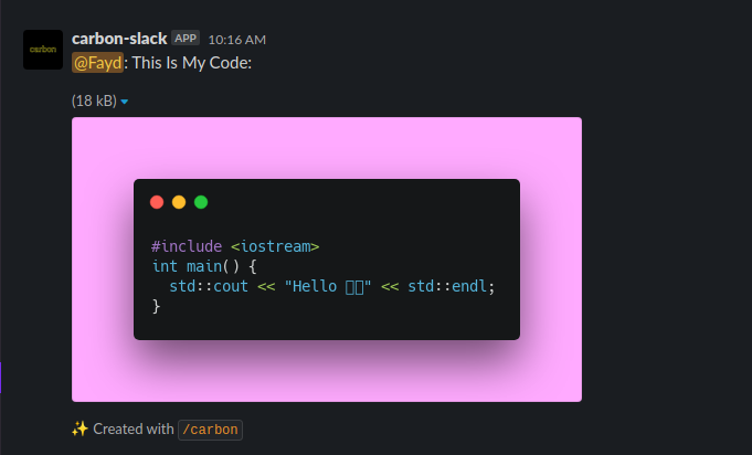 Carbon Slack gallery image