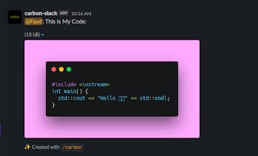 Carbon Slack gallery image