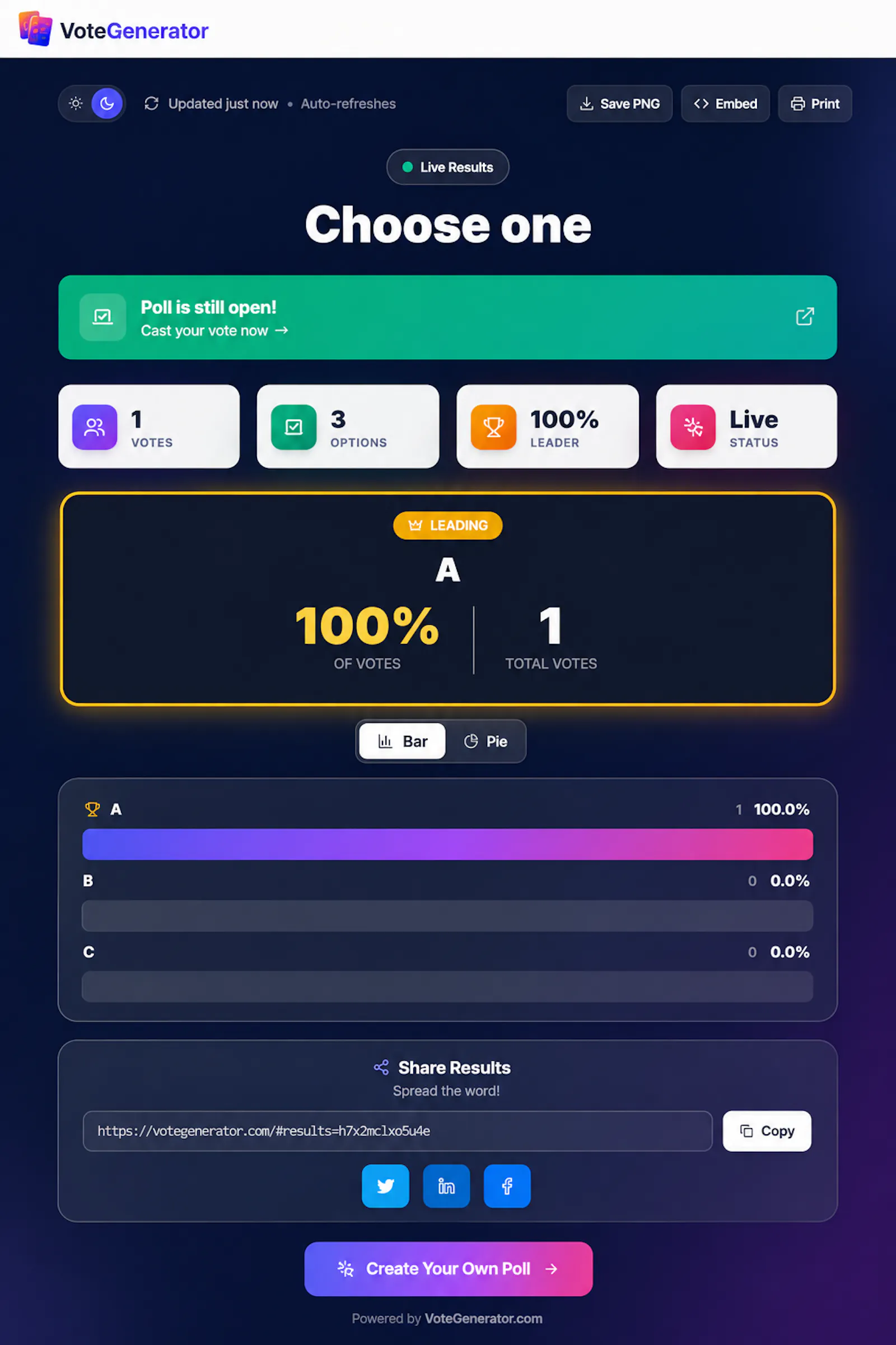 VoteGenerator screenshot 2