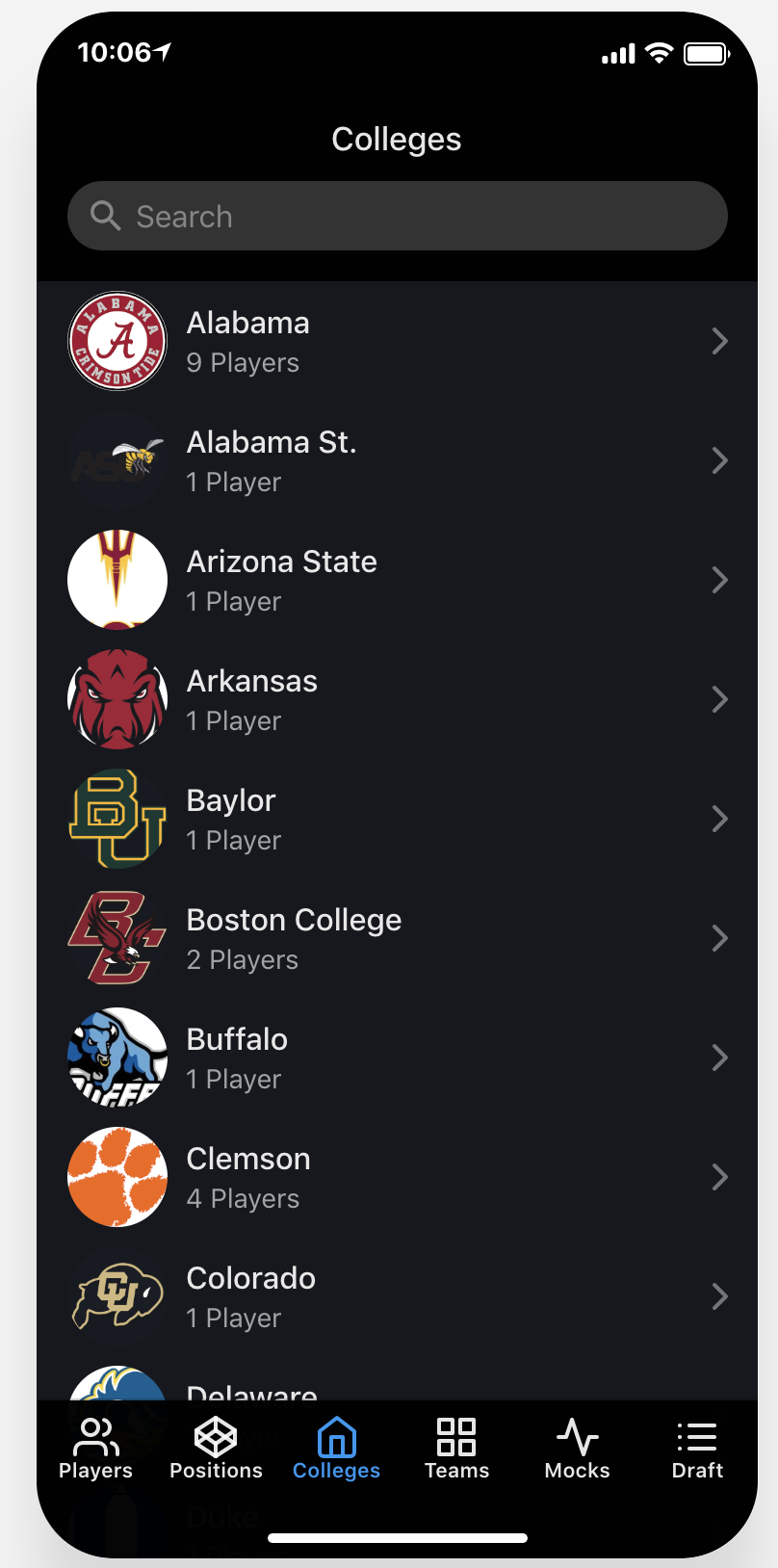 NFL Draft App gallery image