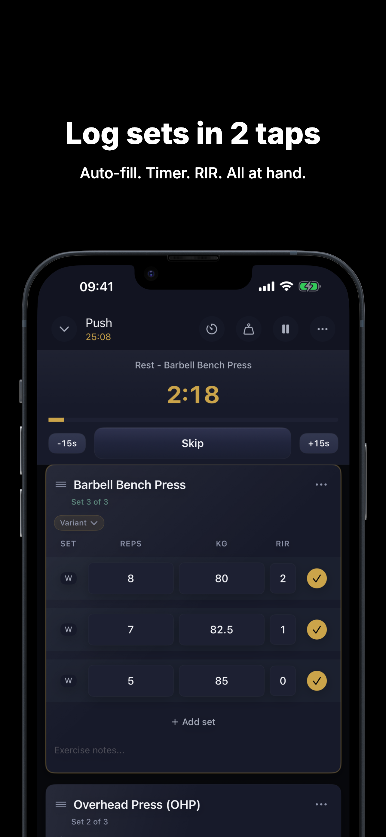 Pully - Gym Log & Tracker gallery image