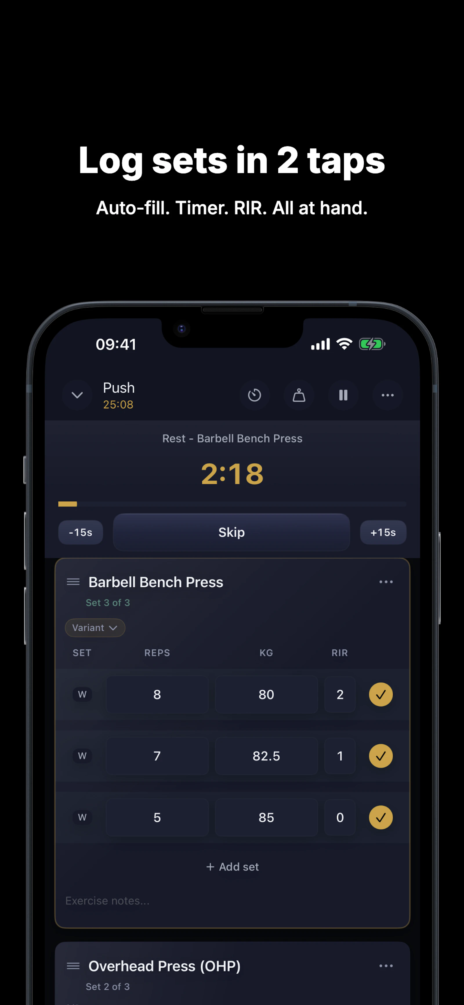 Pully - Gym Log & Tracker screenshot 9