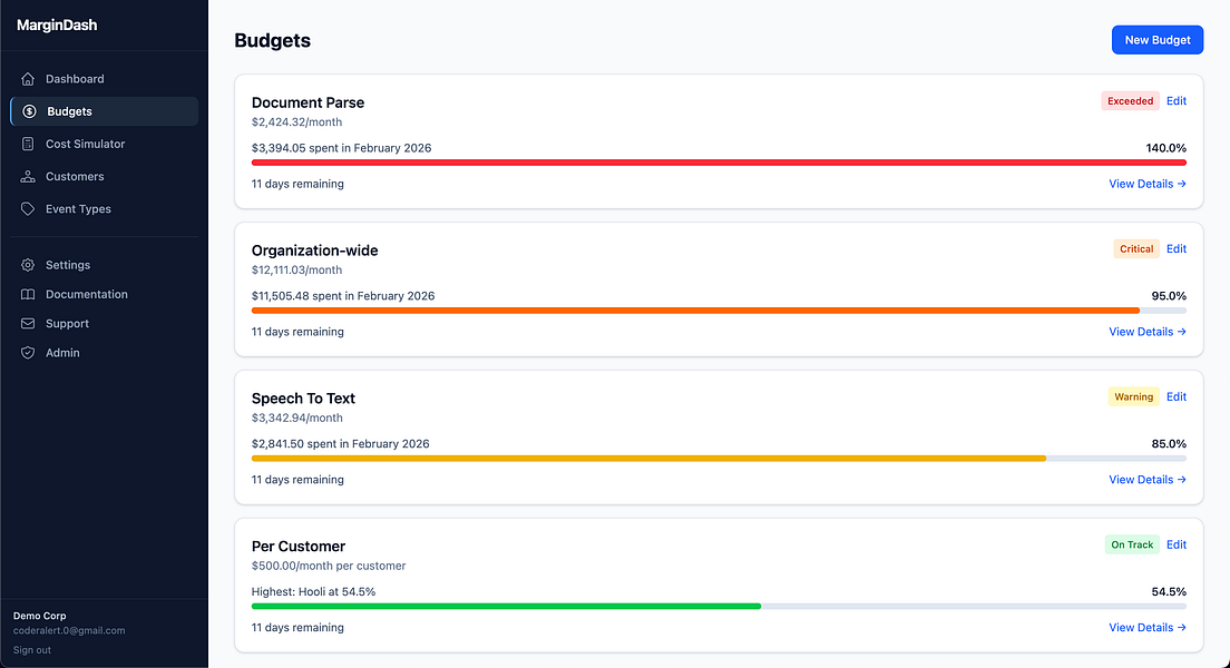 MarginDash - Screenshot 2 showing product features and functionality
