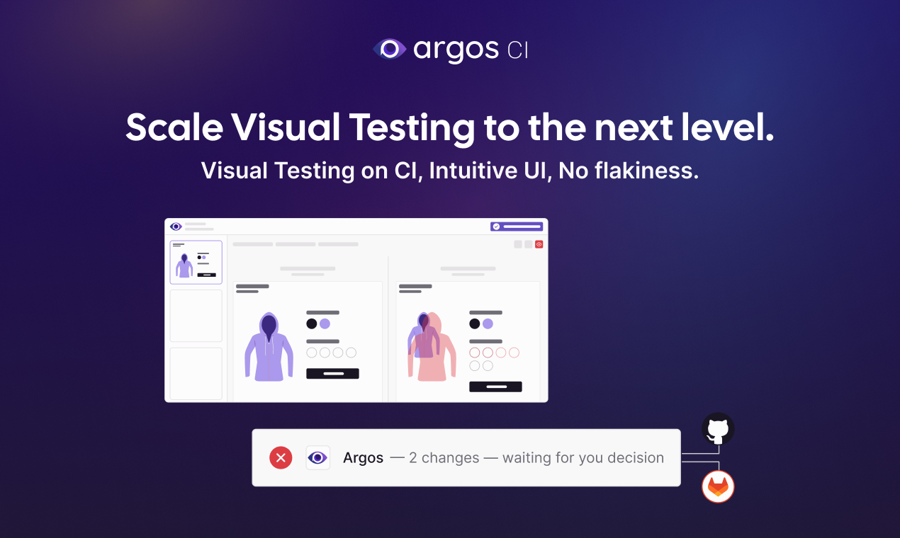 Argos의 극작가 클라우드를 테스트합니다 - CI 극작가에 대한 CI 디버깅 및 향상된 시각적 테스트 미디어 4