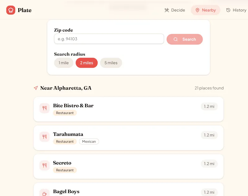 Restaurant Decision Assistant screenshot 3