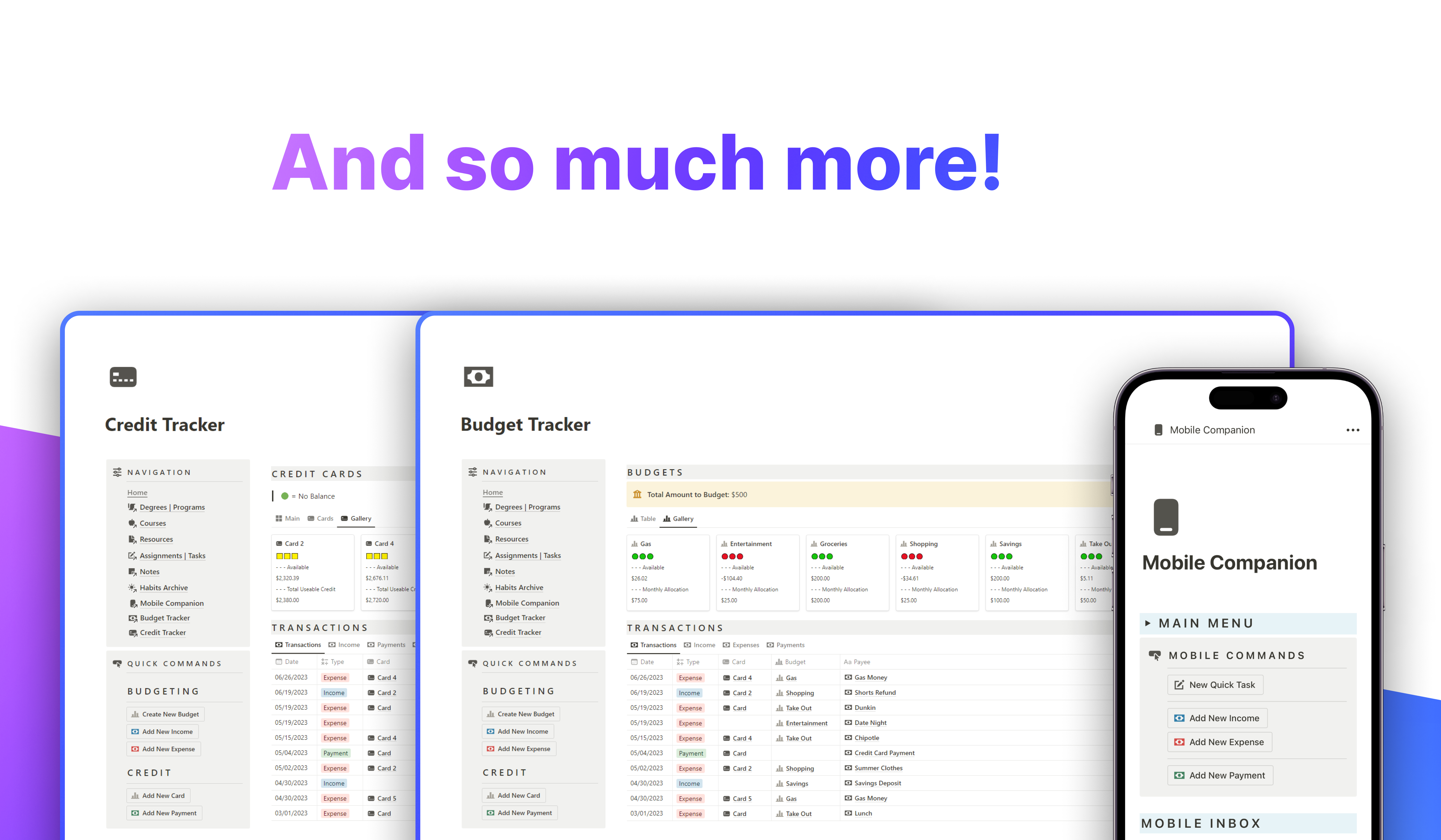 Notion Student OS gallery image