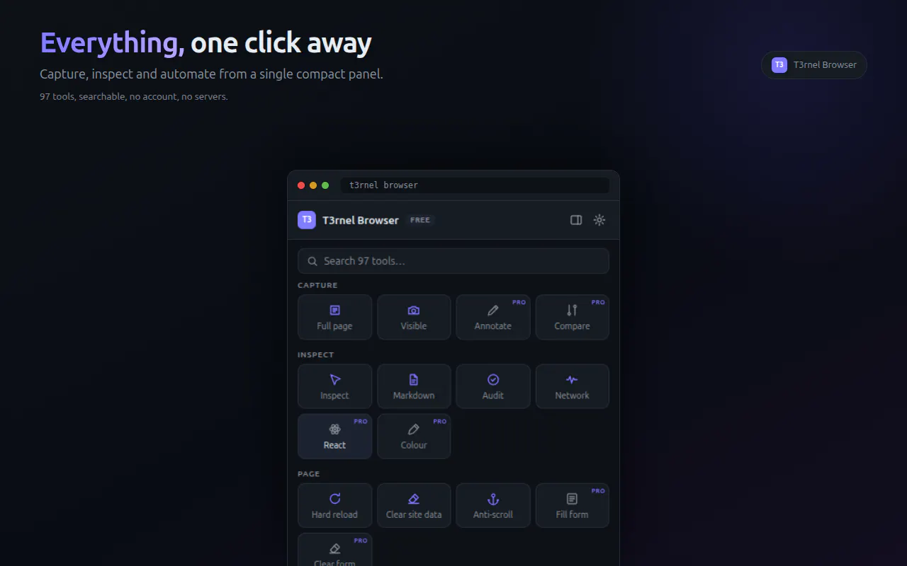 T3rnel Browser gallery image