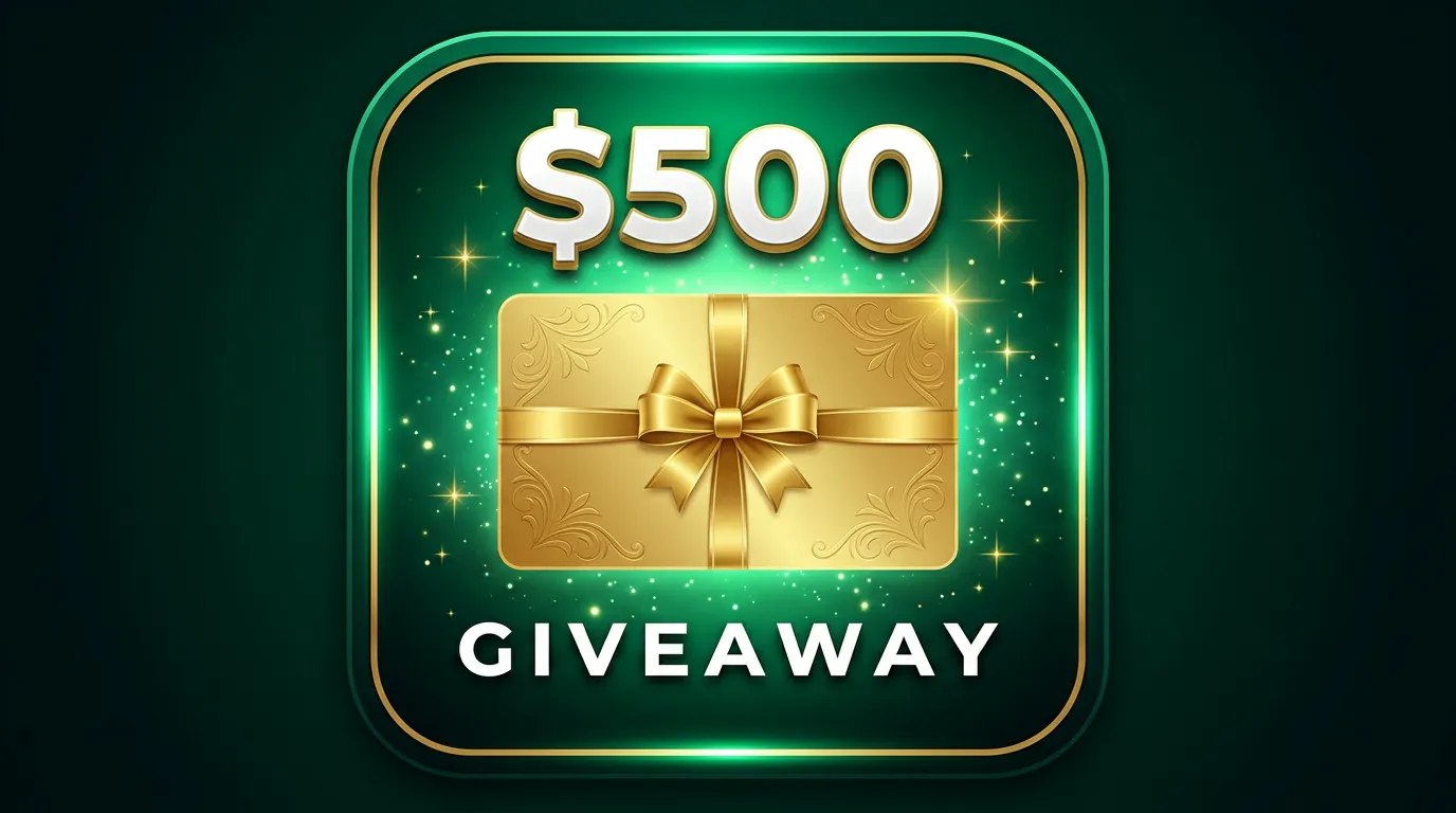 $500 Gift Card Giveaway Enter Free Today