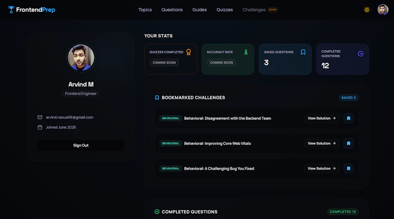 FrontendPrep screenshot 6
