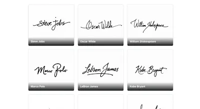 Signature Generator gallery image