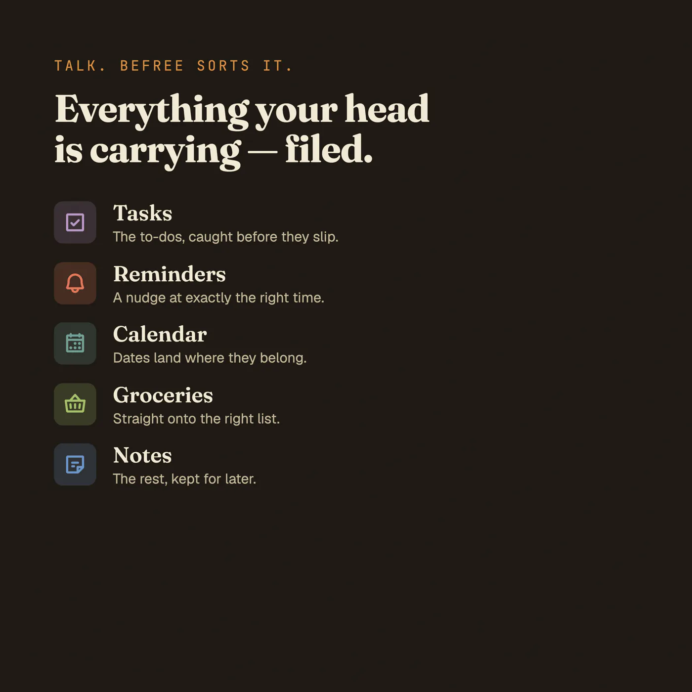 BeFree - Brain Dump 截图 7