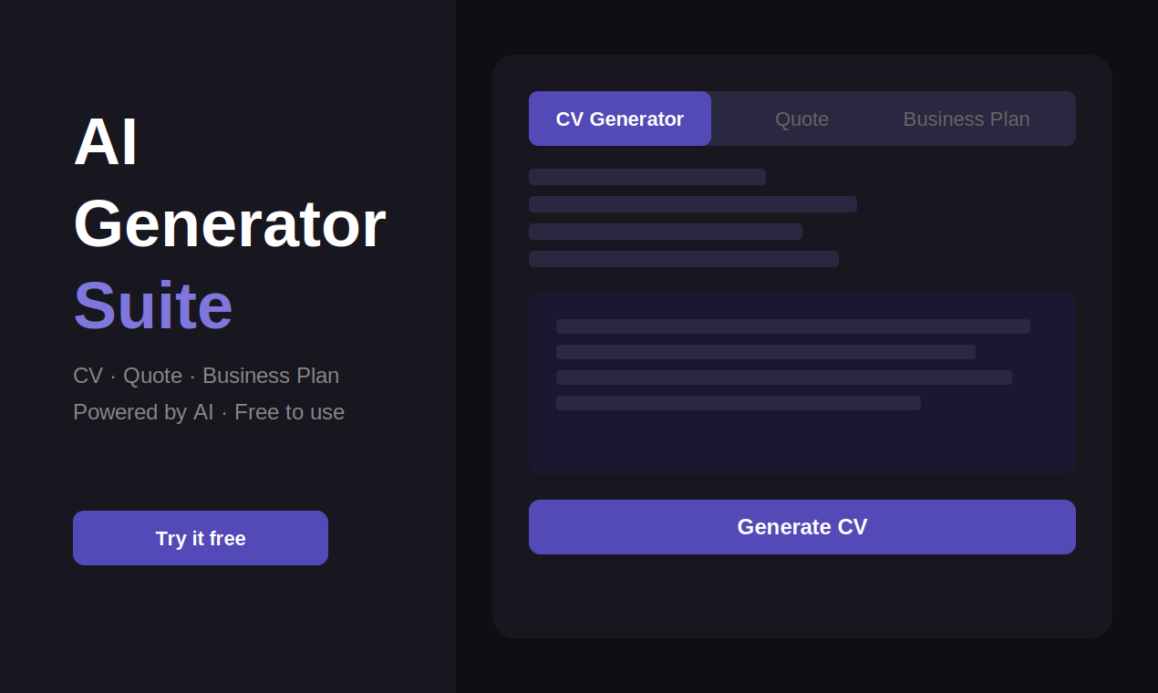 AI Generator Suite gallery image