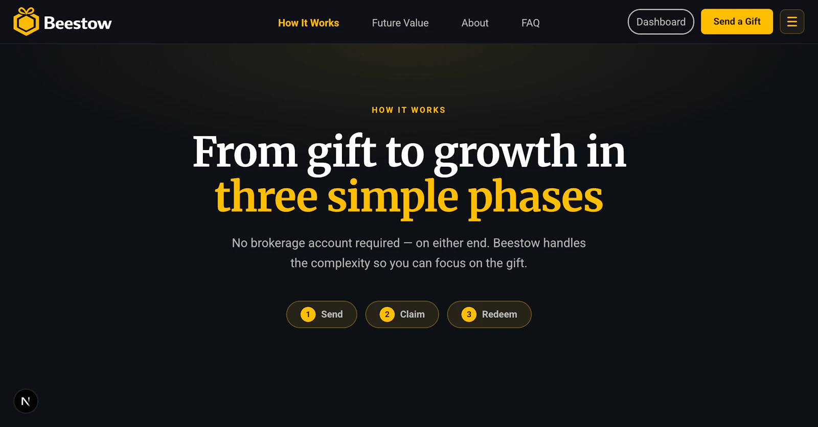 Beestow — Gift Stocks Instantly  screenshot 6