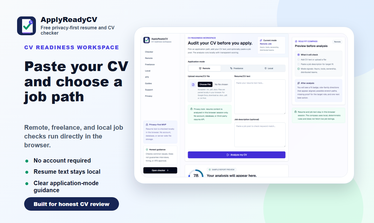 ApplyReadyCV gallery image