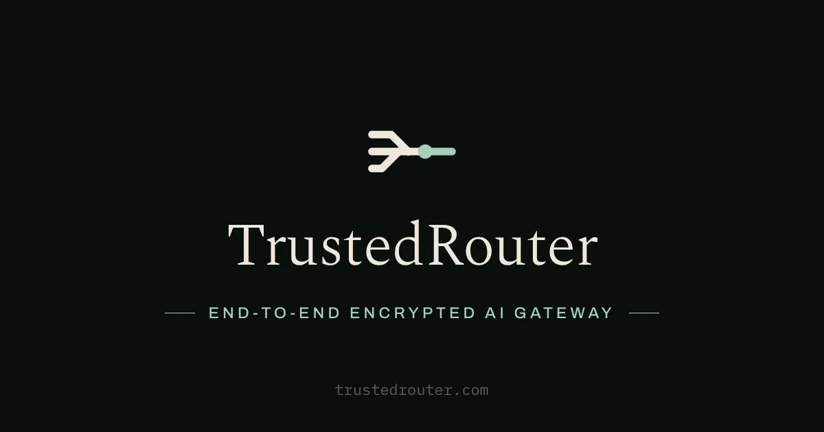 TrustedRouter gallery image