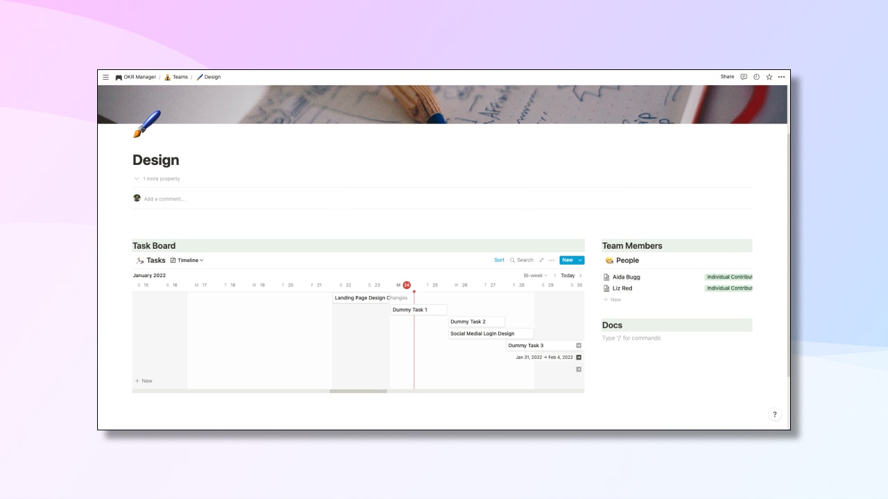 개념 OKR 스위트 - 스타트 업 회사 OKRS를위한 원 스톱 솔루션 미디어 4