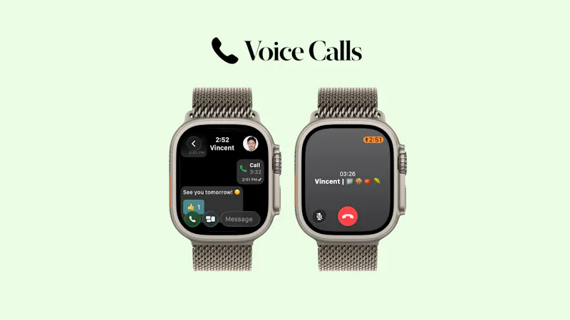 Telegram Voice Calls on Apple Watch screenshot 3