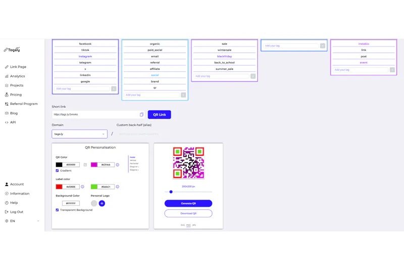 Tagsly screenshot 2