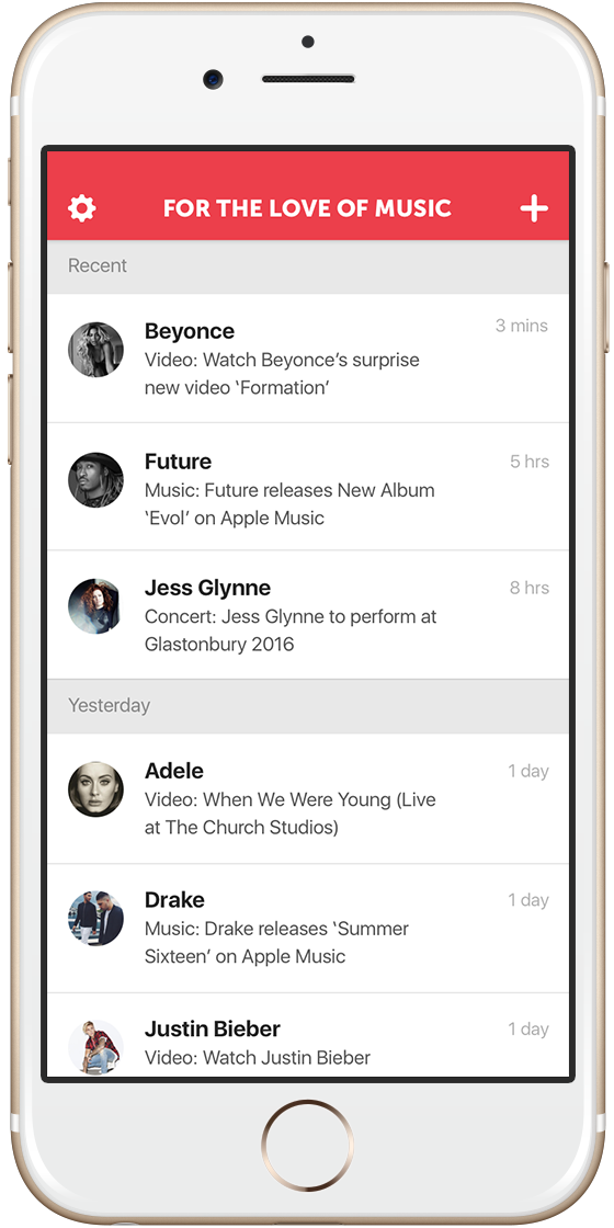 For the love of music gallery image