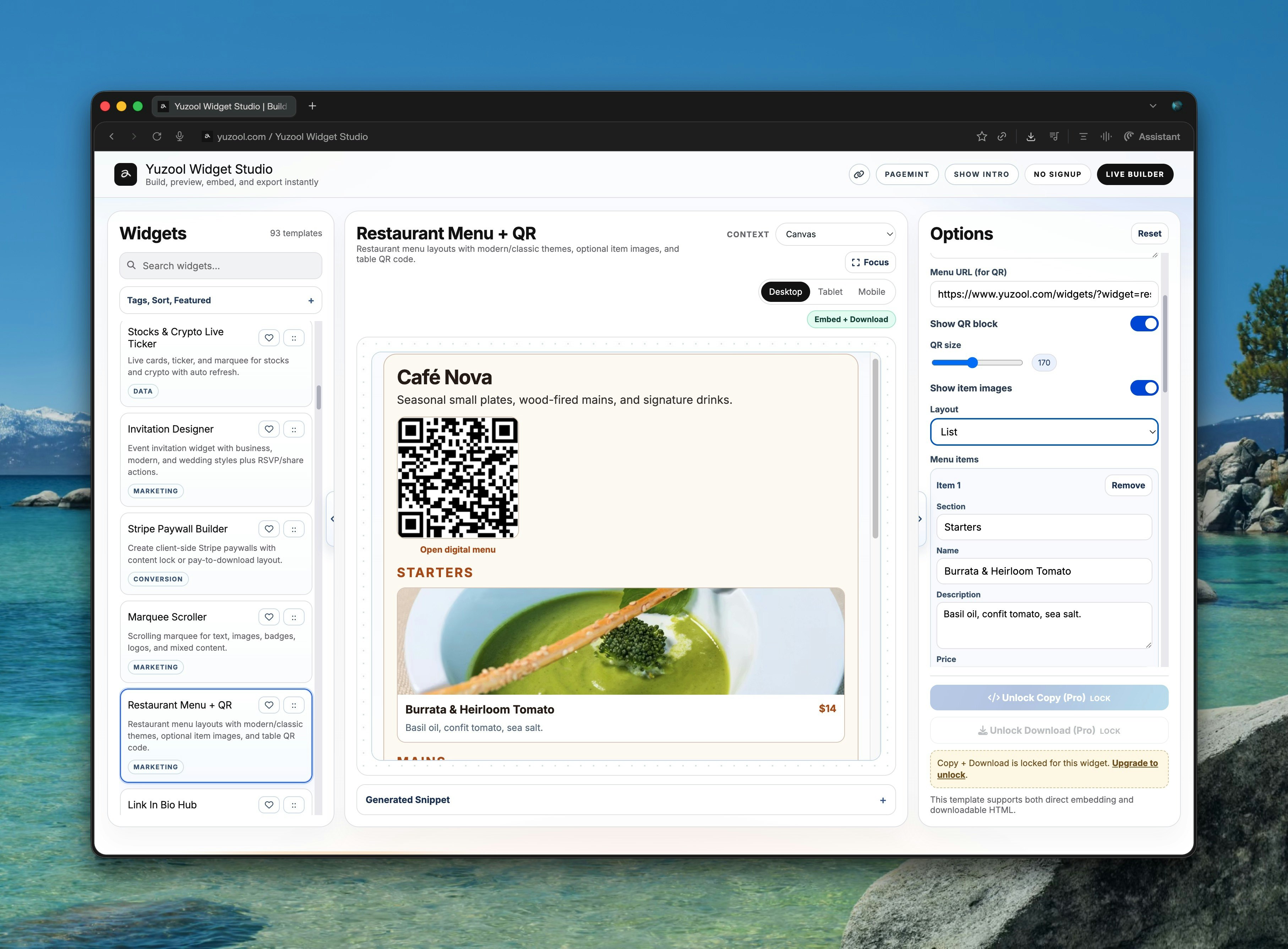 Yuzool Widgets gallery image