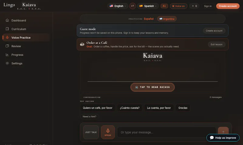 Lingo Kaiava screenshot 2