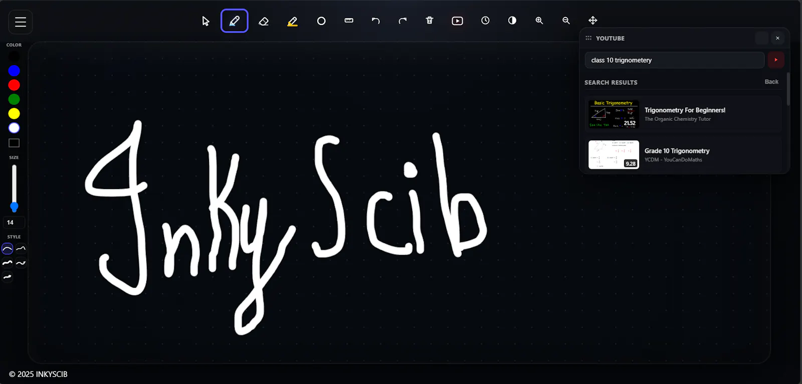 Inkyscib screenshot 3