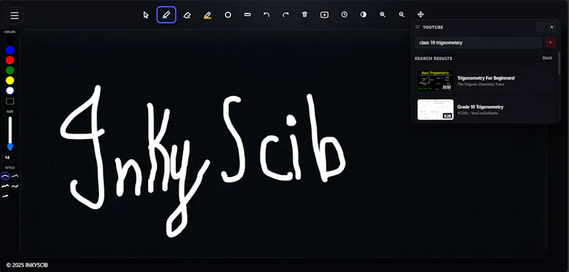 Inkyscib screenshot 3