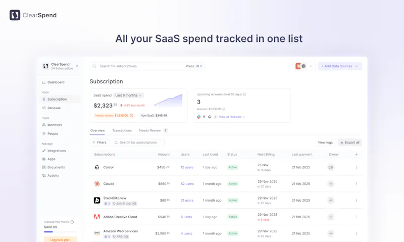 ClearSpend AI screenshot 9