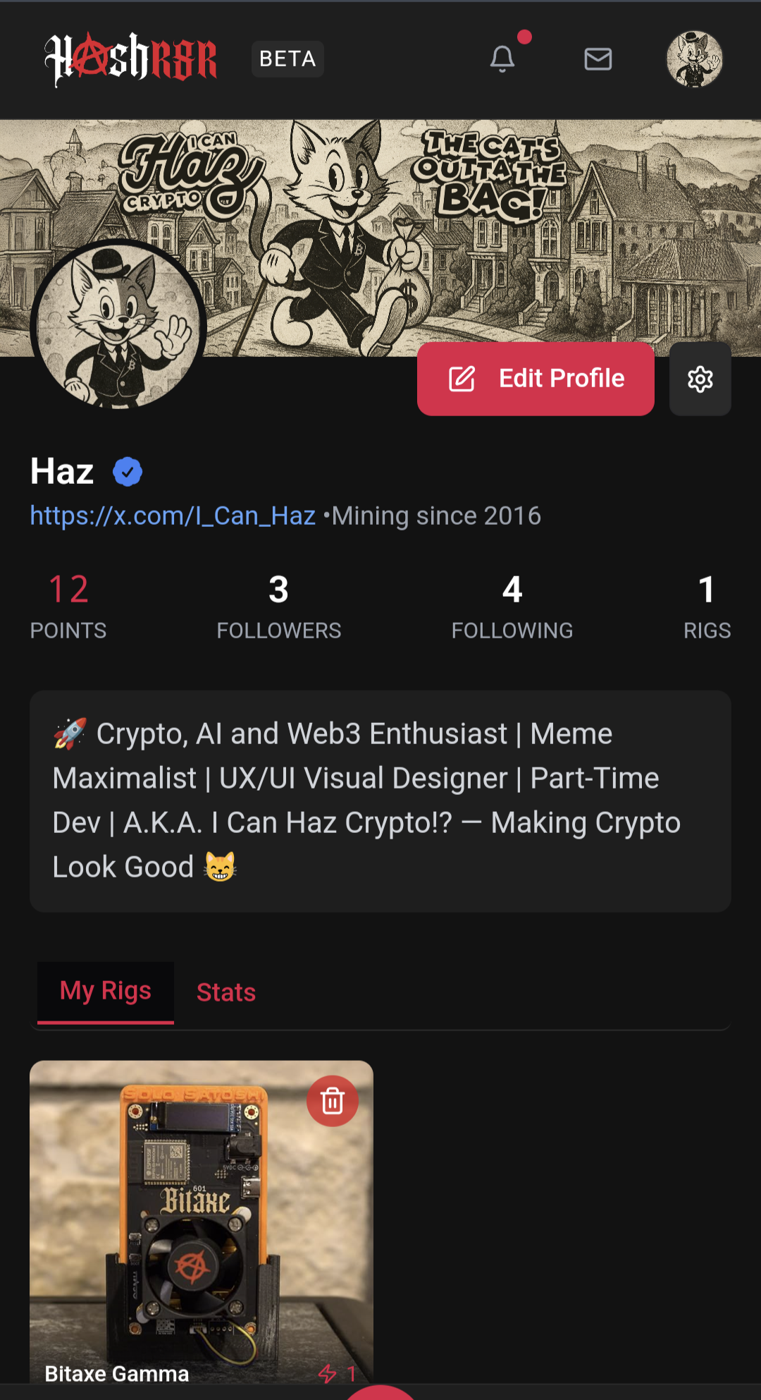 Hashr8r - क्रिप्टो खनन सोशल प्लेटफॉर्म - स्वाइप ➜।R8 🏆।उदय 🚀। मीडिया 3
