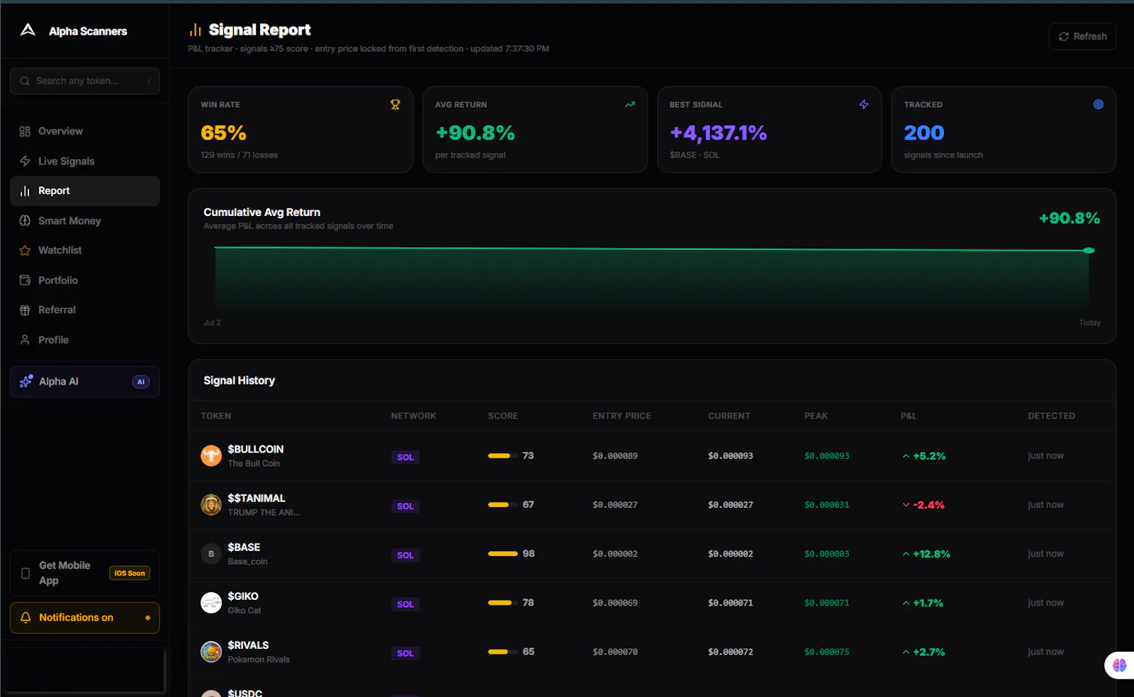 Alpha Scanners screenshot 3