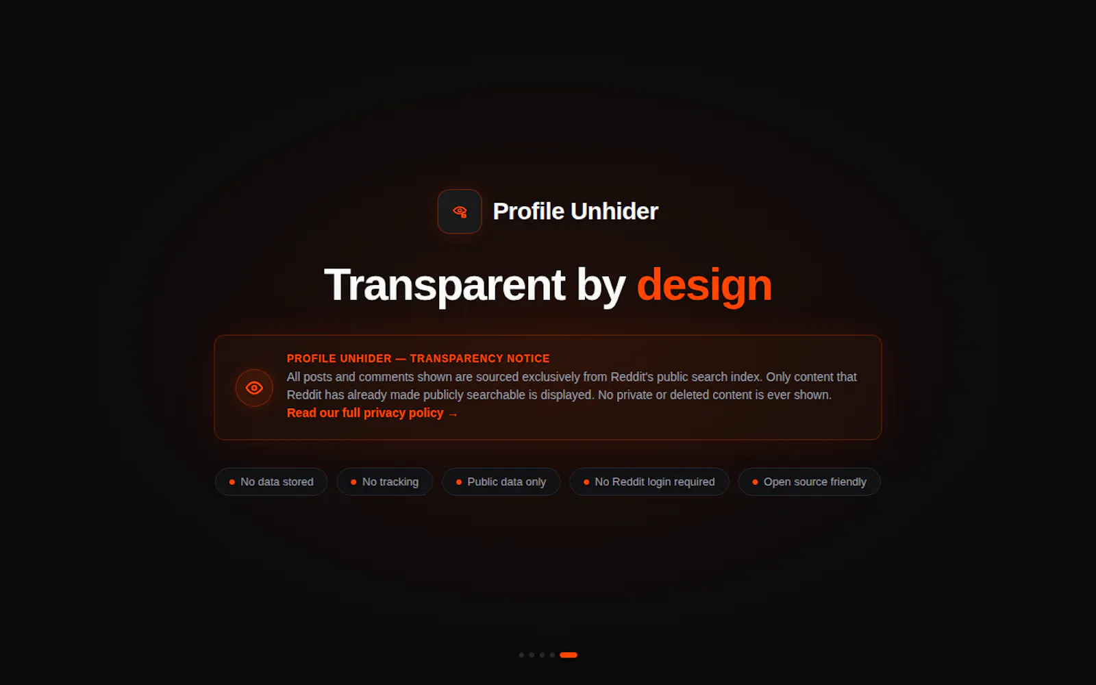 Profile Unhider  screenshot 7