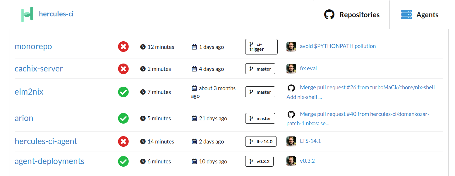 Hercules CI gallery image